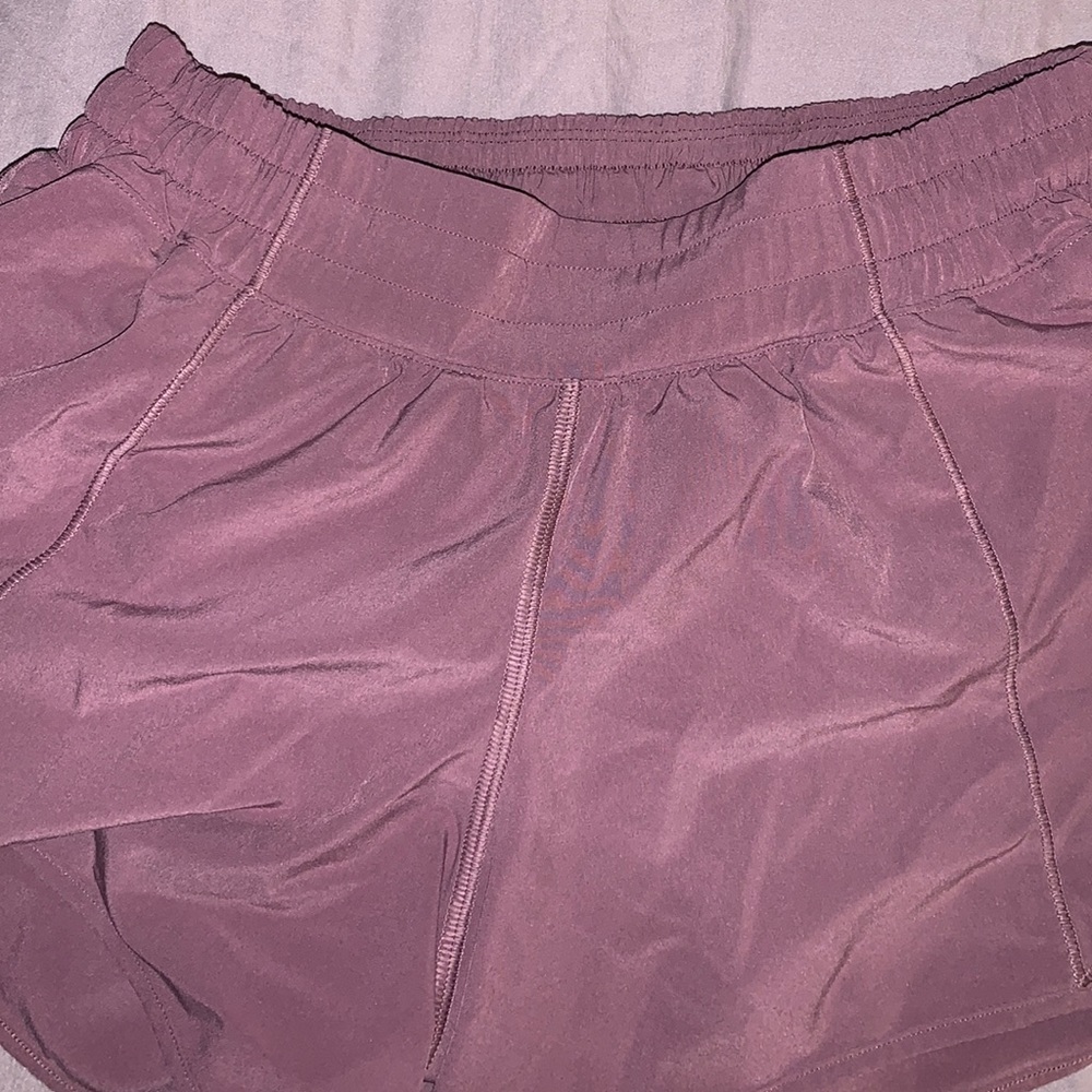 Deep Pink hotty hot lululemon size 6 short